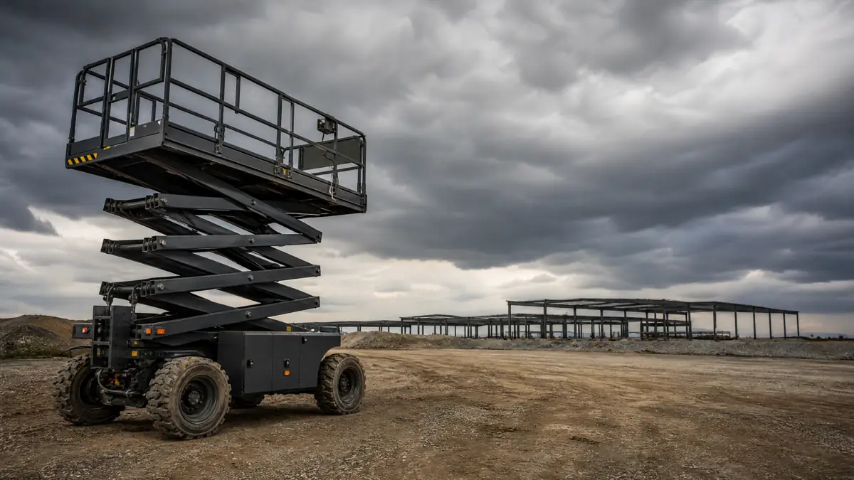 Rough Terrain Scissor Lifts jobsite access in Odessa